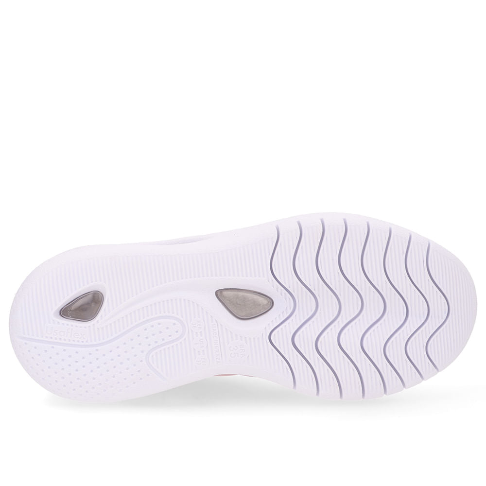 Tênis Cadarço Rosa Couro