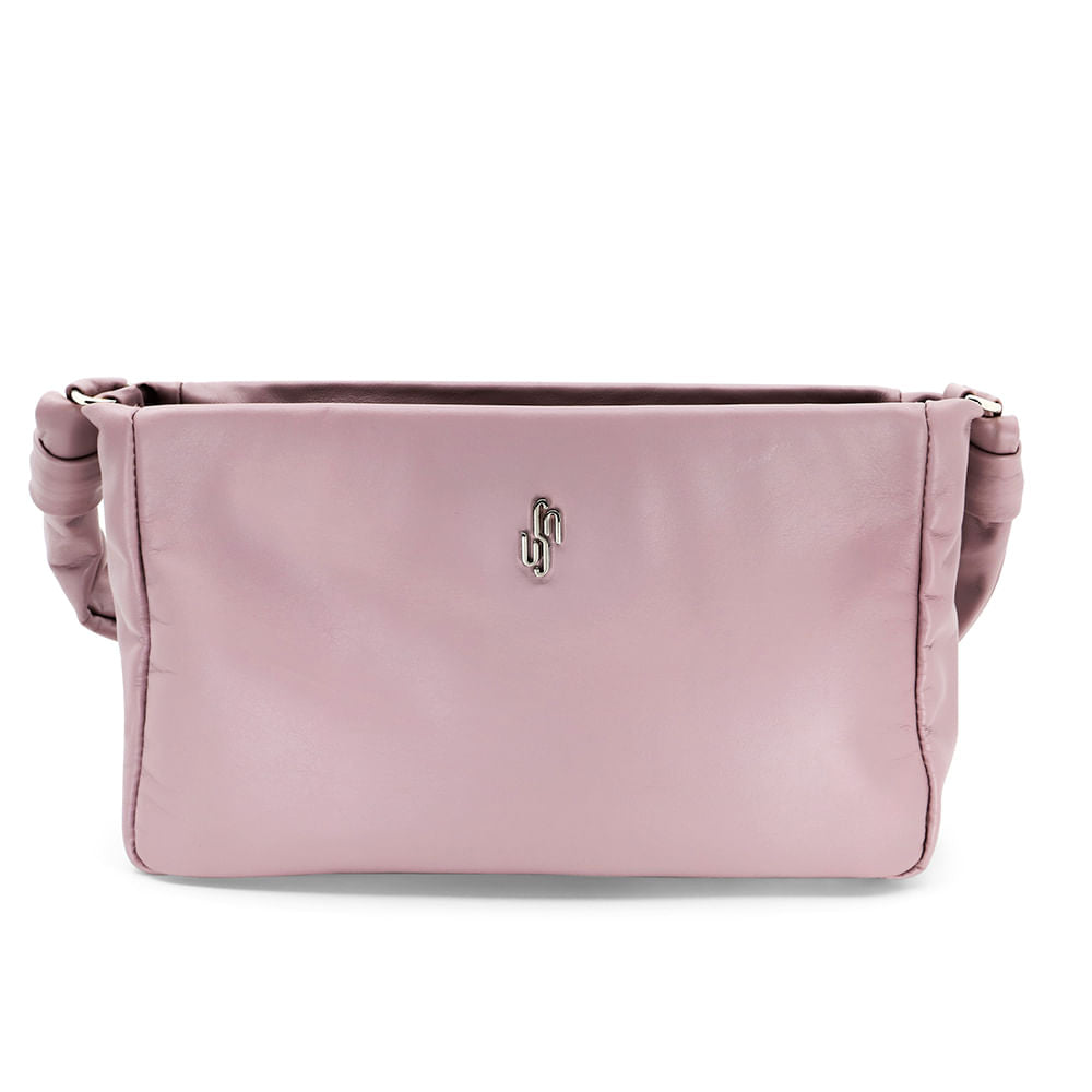 Bolsa Tiracolo Lilás Couro