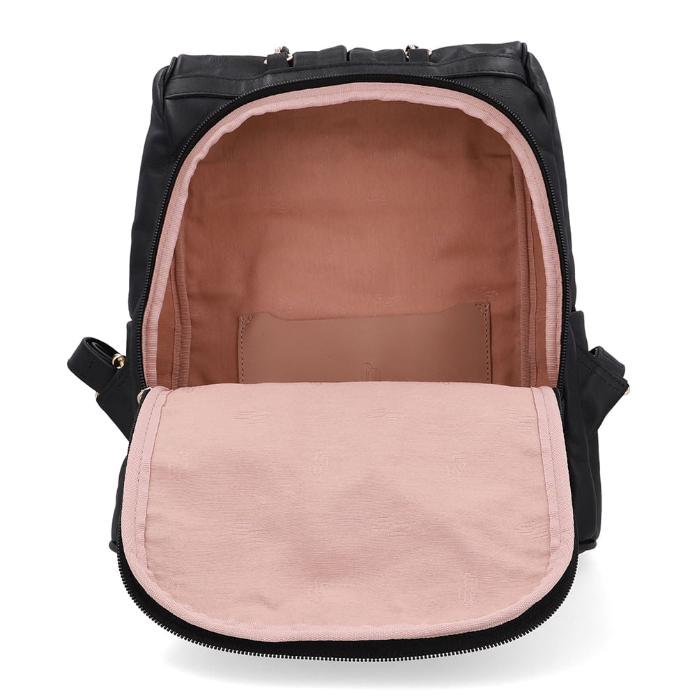 Mochila Couro Preta