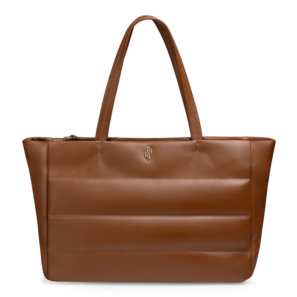 Bolsa Shopper Couro Marrom Comfy