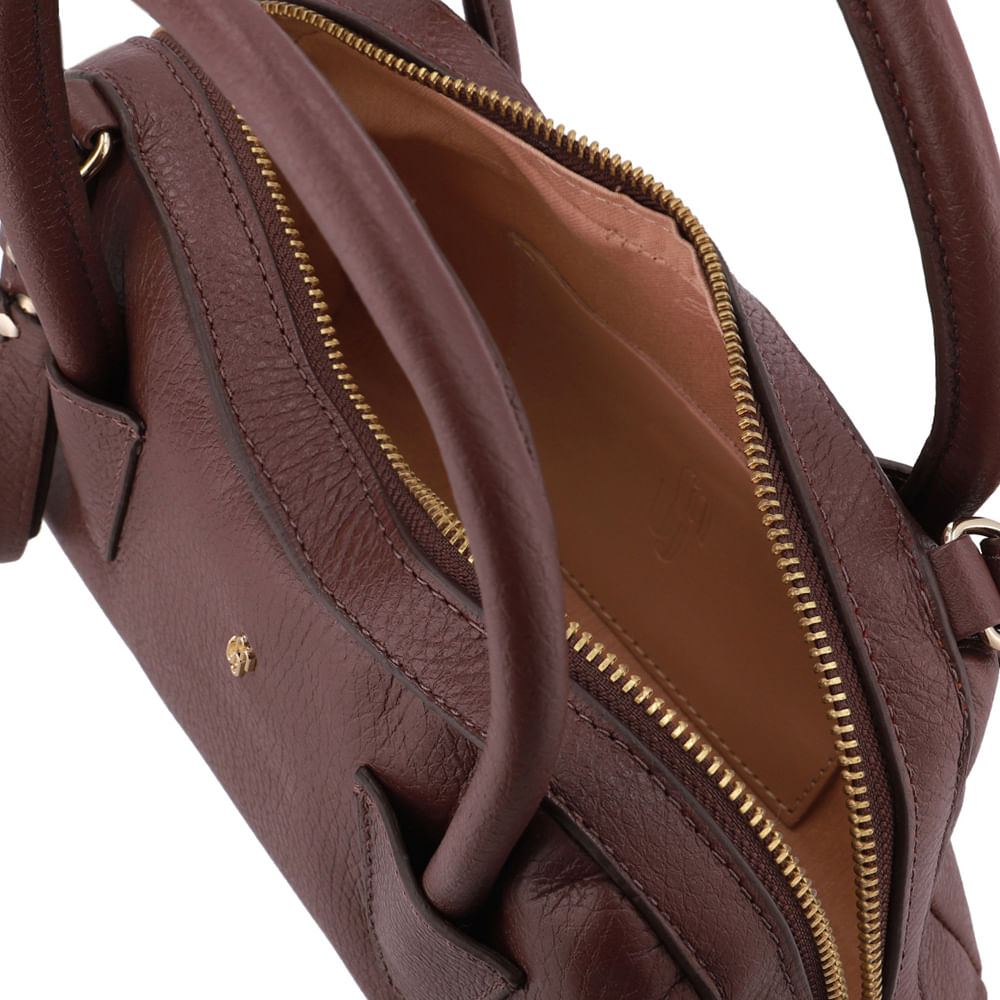 Bolsa Tote Couro Marrom