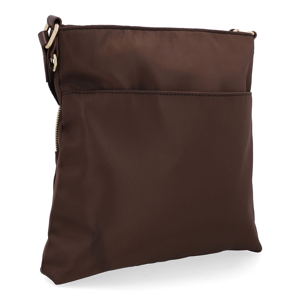 Bolsa Tiracolo Nylon Marrom