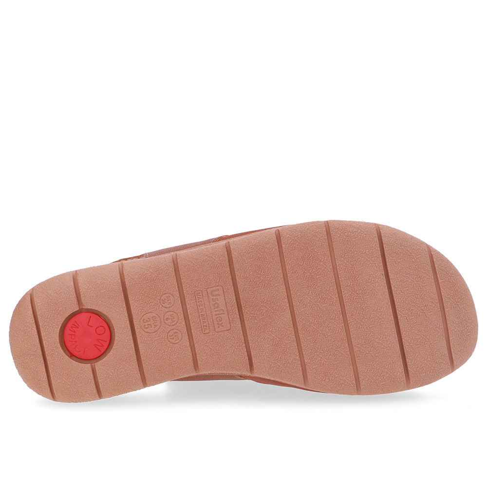 Sandália Plataforma Elastano Marrom