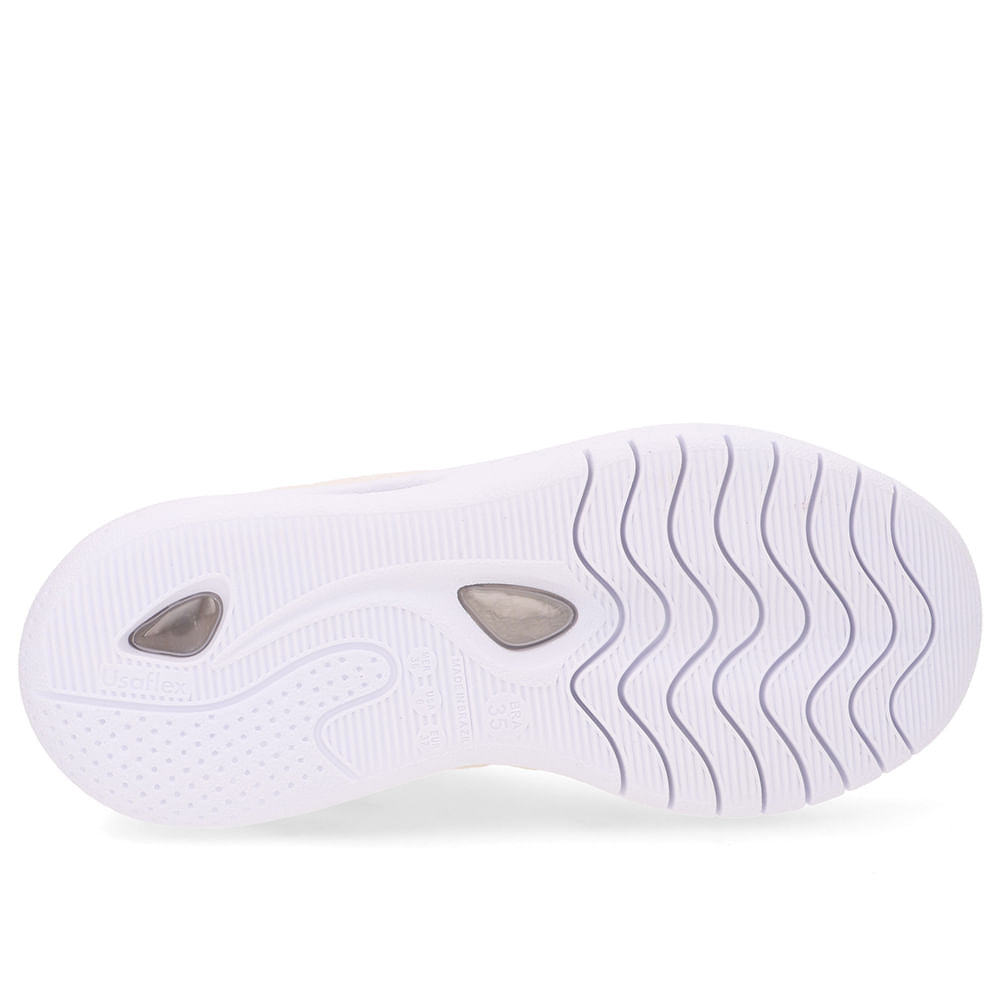 Tênis Cadarço Branco Marfim Couro