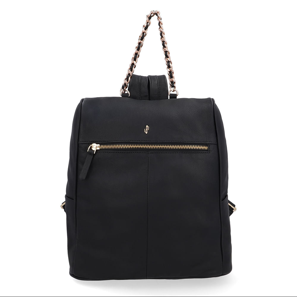 Mochila Couro Preta