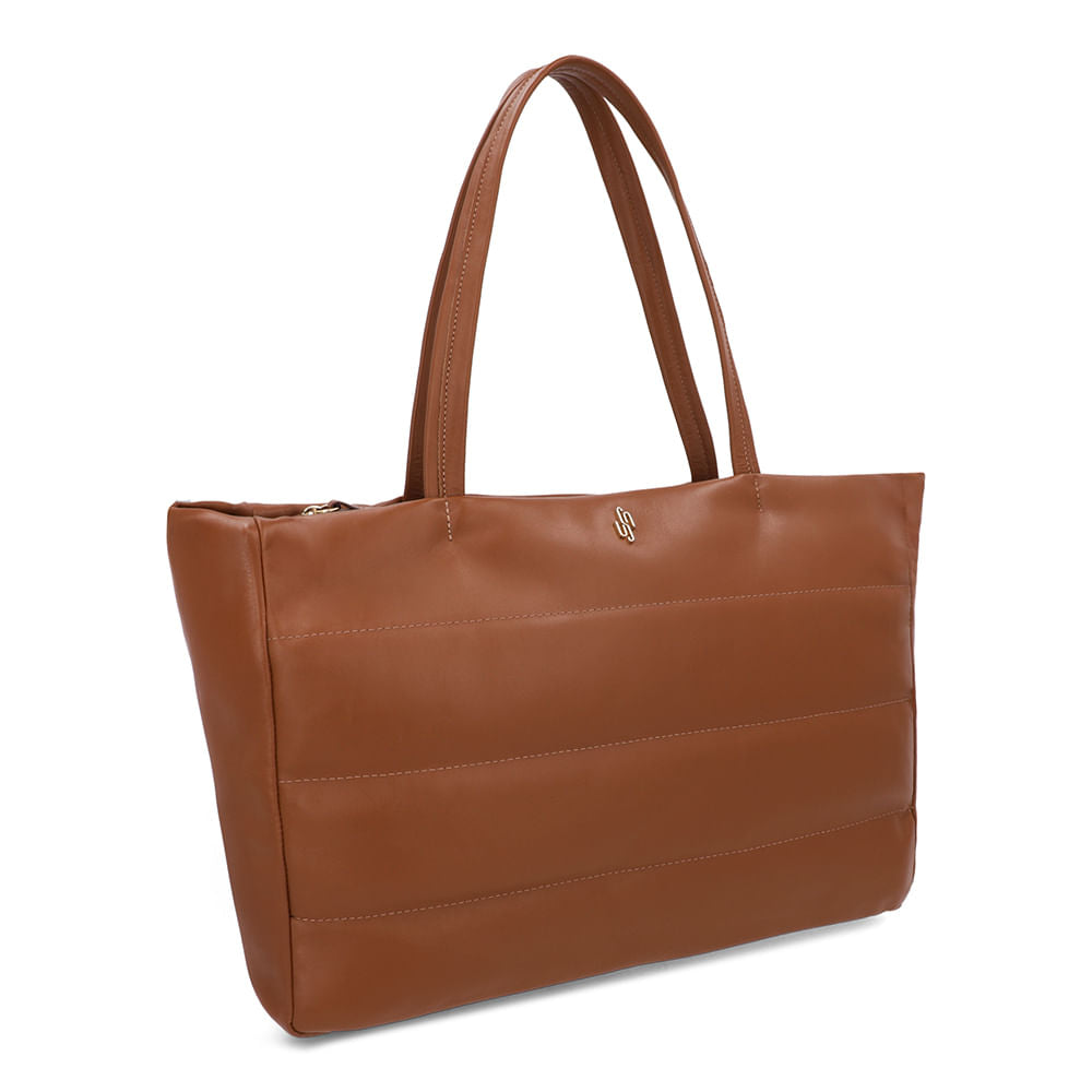 Bolsa Shopper Couro Marrom Comfy