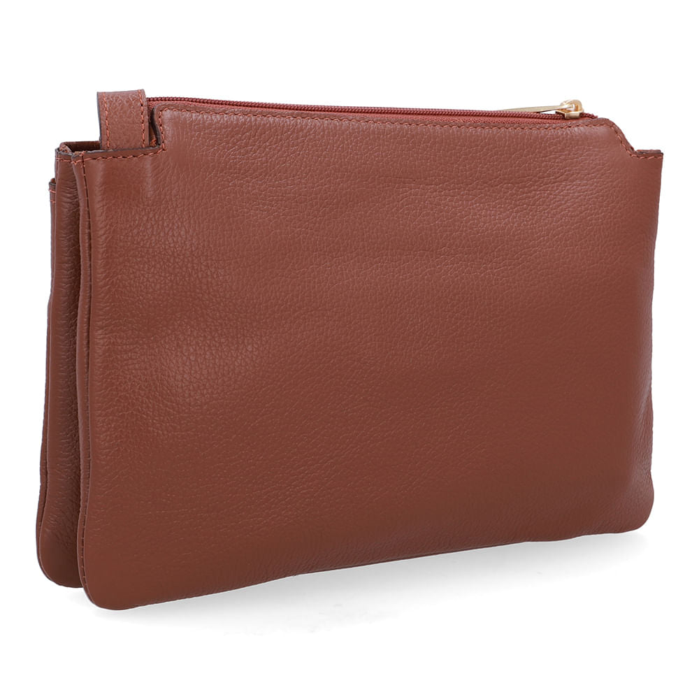 Bolsa Tiracolo Couro Marrom
